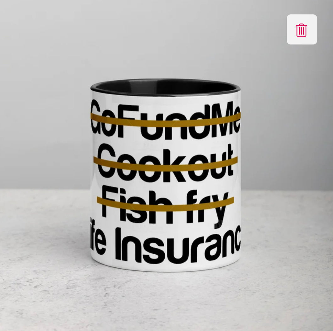 Life insurance mug